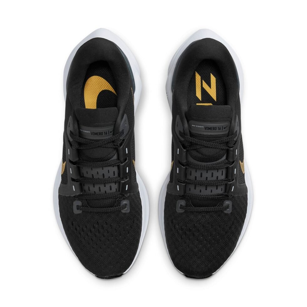 (WMNS) Nike Air Zoom Vomero 16 'Black Metallic Gold' DA7698-003 - Image 4