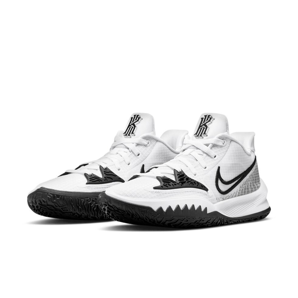 Nike Kyrie Low 4 TB 'White Black' DA7803-100 - Image 3
