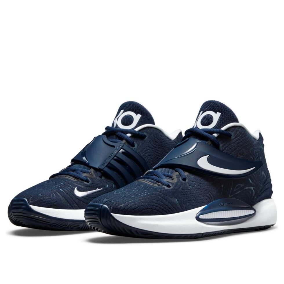 Nike KD 14 TB 'College Navy Blue' DA7850-401 - Image 3