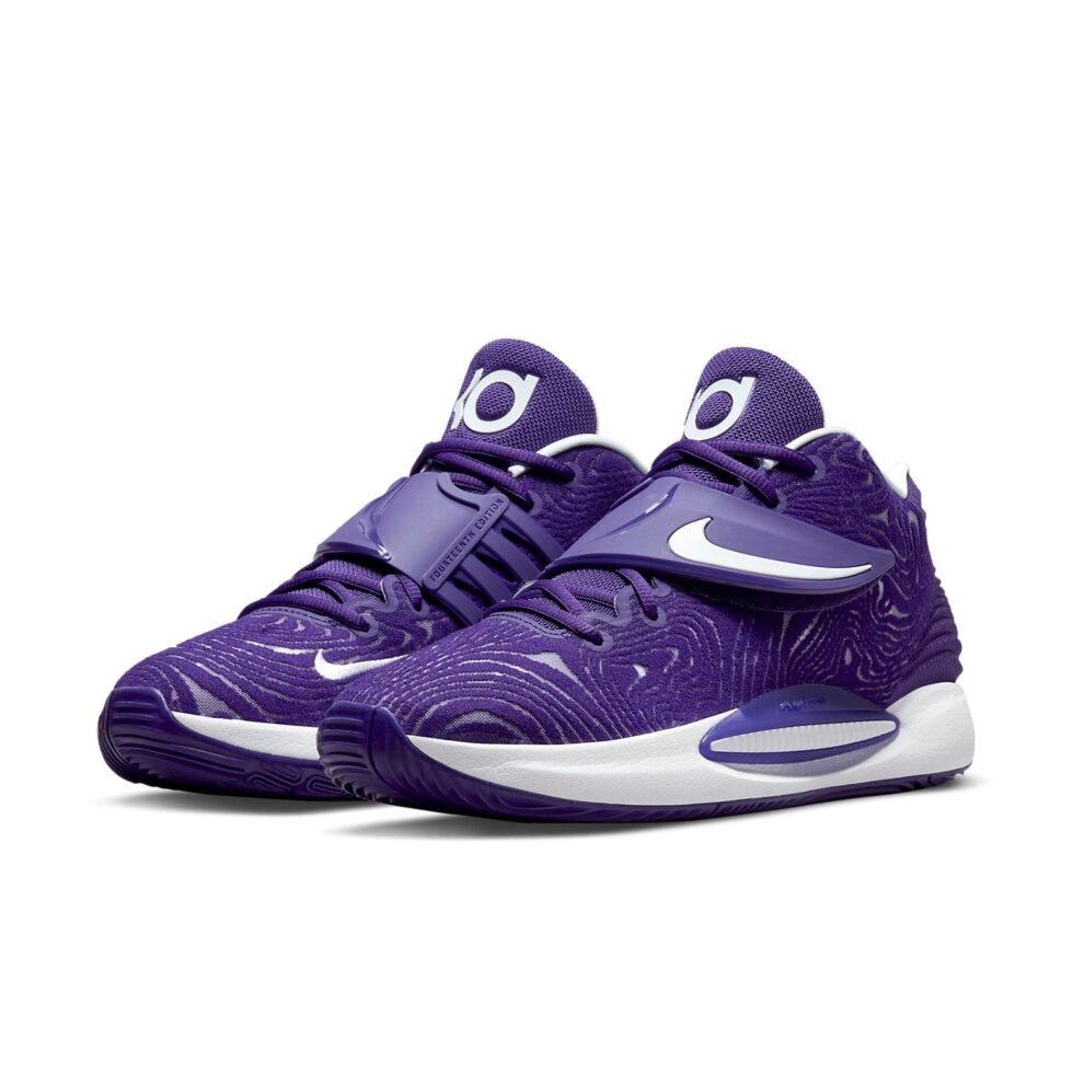 Nike KD 14 TB 'Court Purple White' DA7850-500 - Image 3