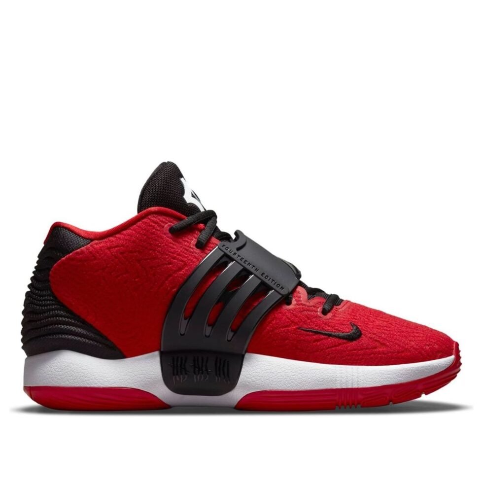 Nike KD 14 TB 'University Red Black' DA7850-600 - Image 2