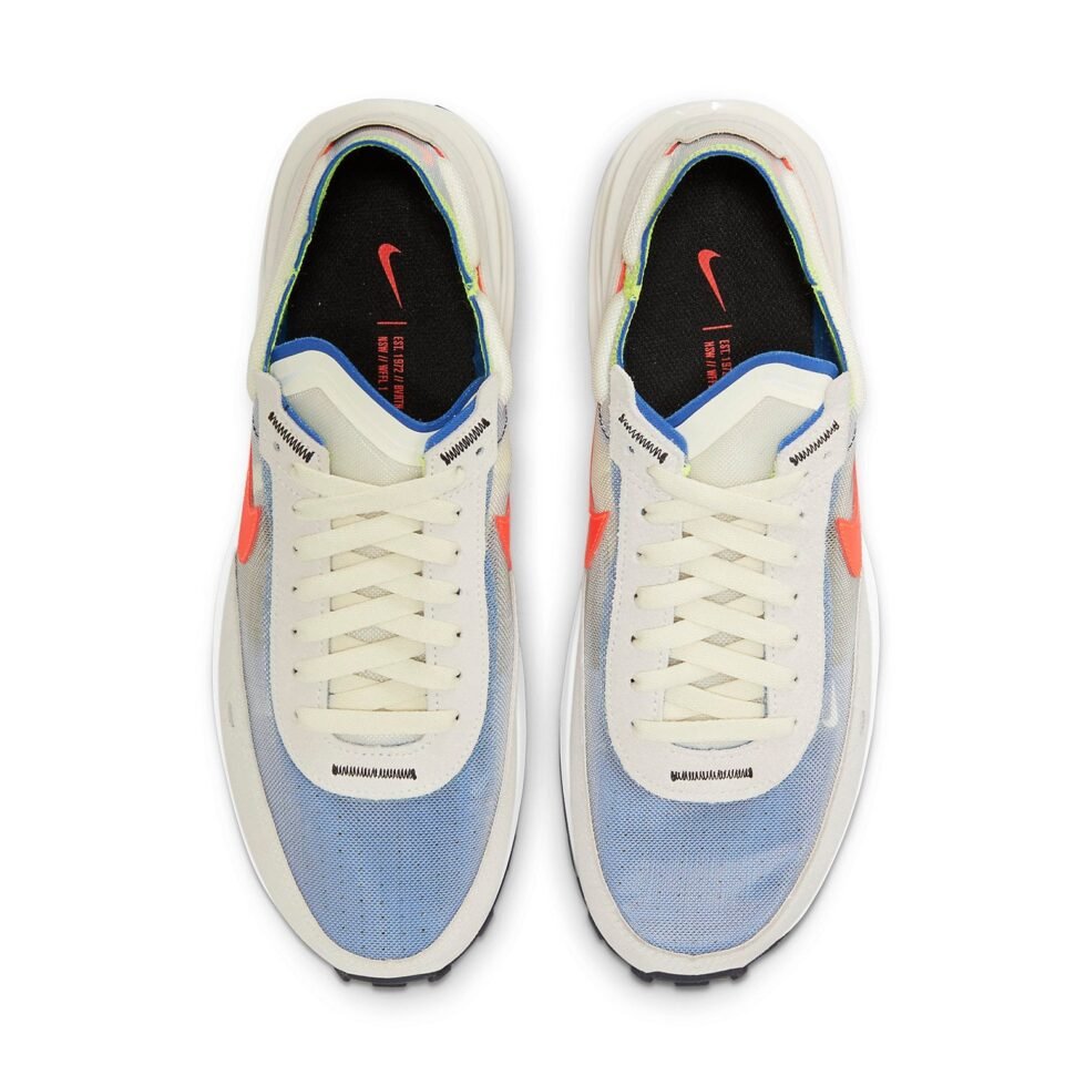 Nike Waffle One 'Coconut Milk Crimson Royal' DA7995-101 - Image 4