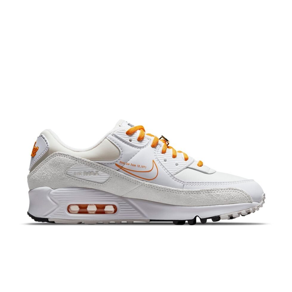 (WMNS) Nike Air Max 90 SE 'First Use - White University Gold' DA8709-100 - Image 2