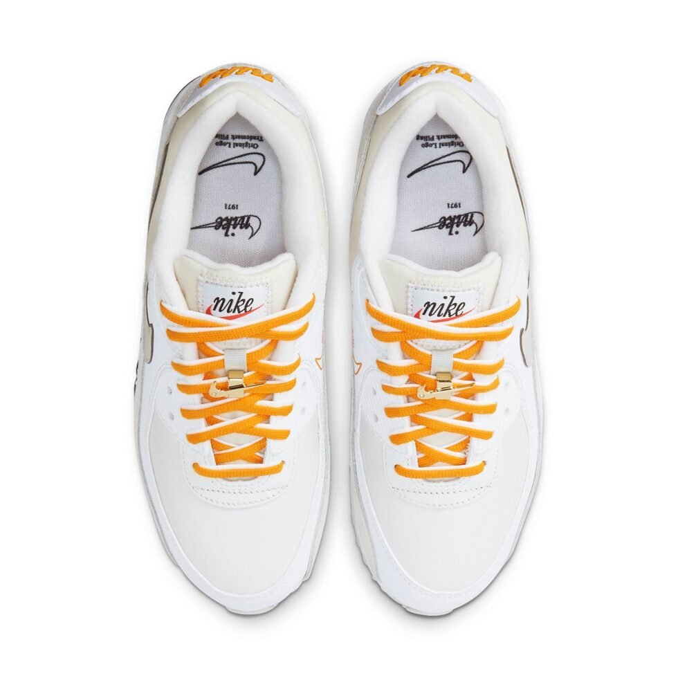 (WMNS) Nike Air Max 90 SE 'First Use - White University Gold' DA8709-100 - Image 4