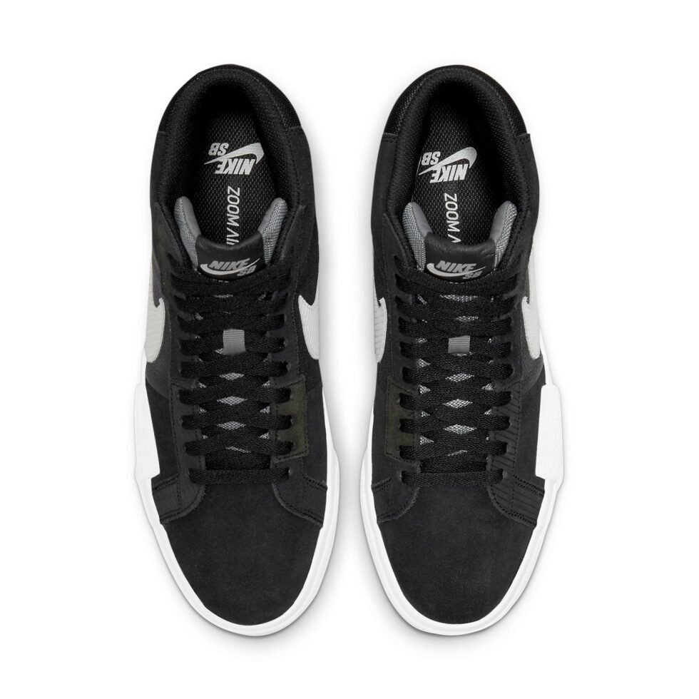 Nike Zoom Blazer Mid Premium SB 'Mosaic Pack - Black Wolf Grey' DA8854-001 - Image 4