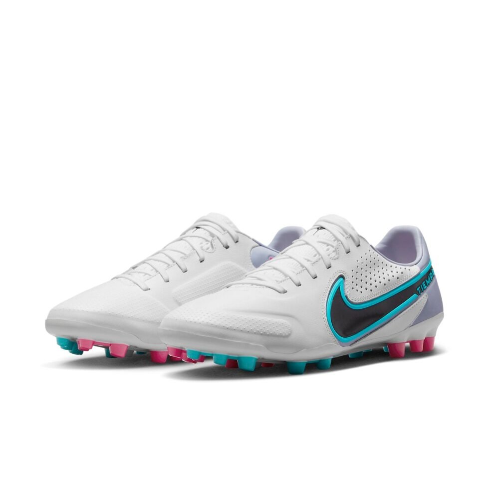 Nike Tiempo Legend 9 Pro AG-Pro 'White Baltic Blue' DB0448-146 - Image 4