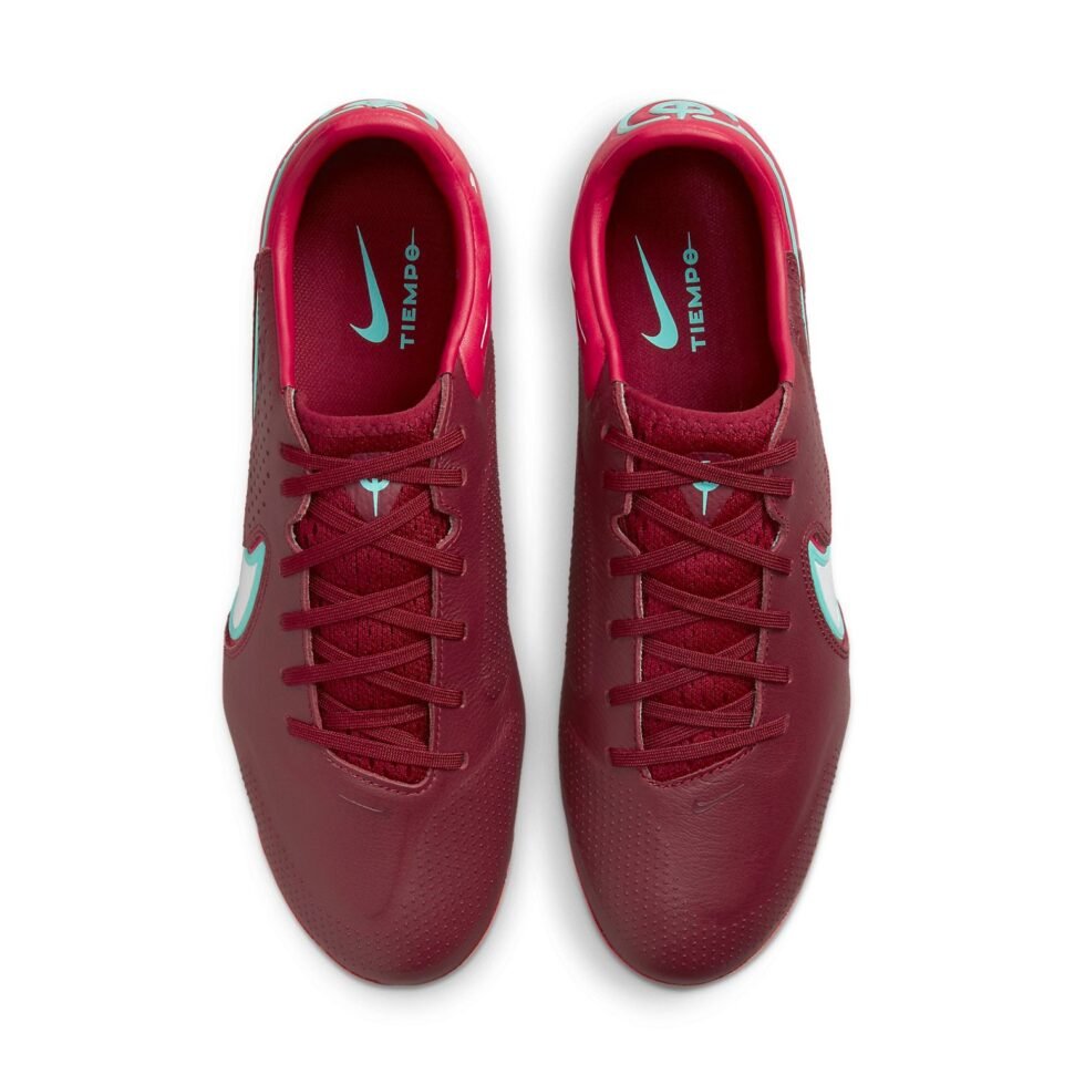 Nike Legend 9 Pro AG Soccer Shoes Red/Orange DB0448-616 - Image 2
