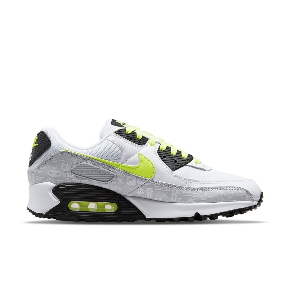 Nike Air Max 90 'Reflective Logo - White Volt' DB0625-100 - Image 2