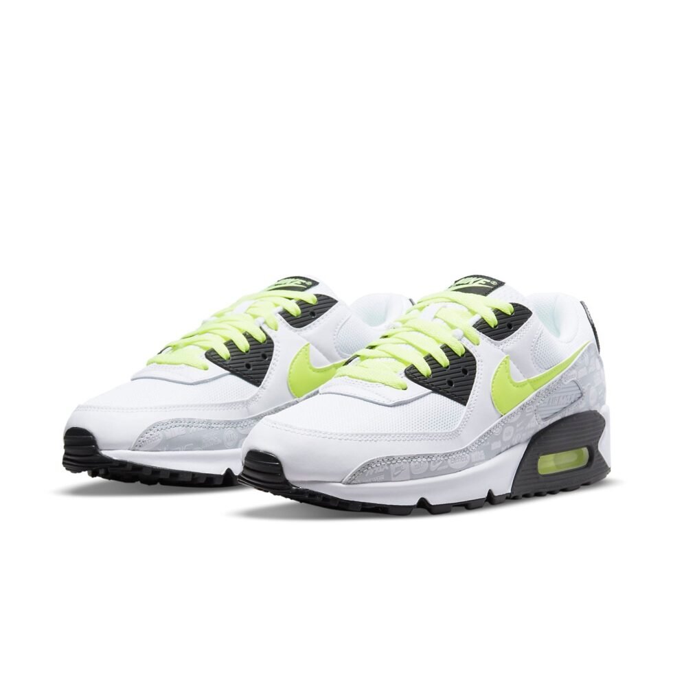 Nike Air Max 90 'Reflective Logo - White Volt' DB0625-100 - Image 3