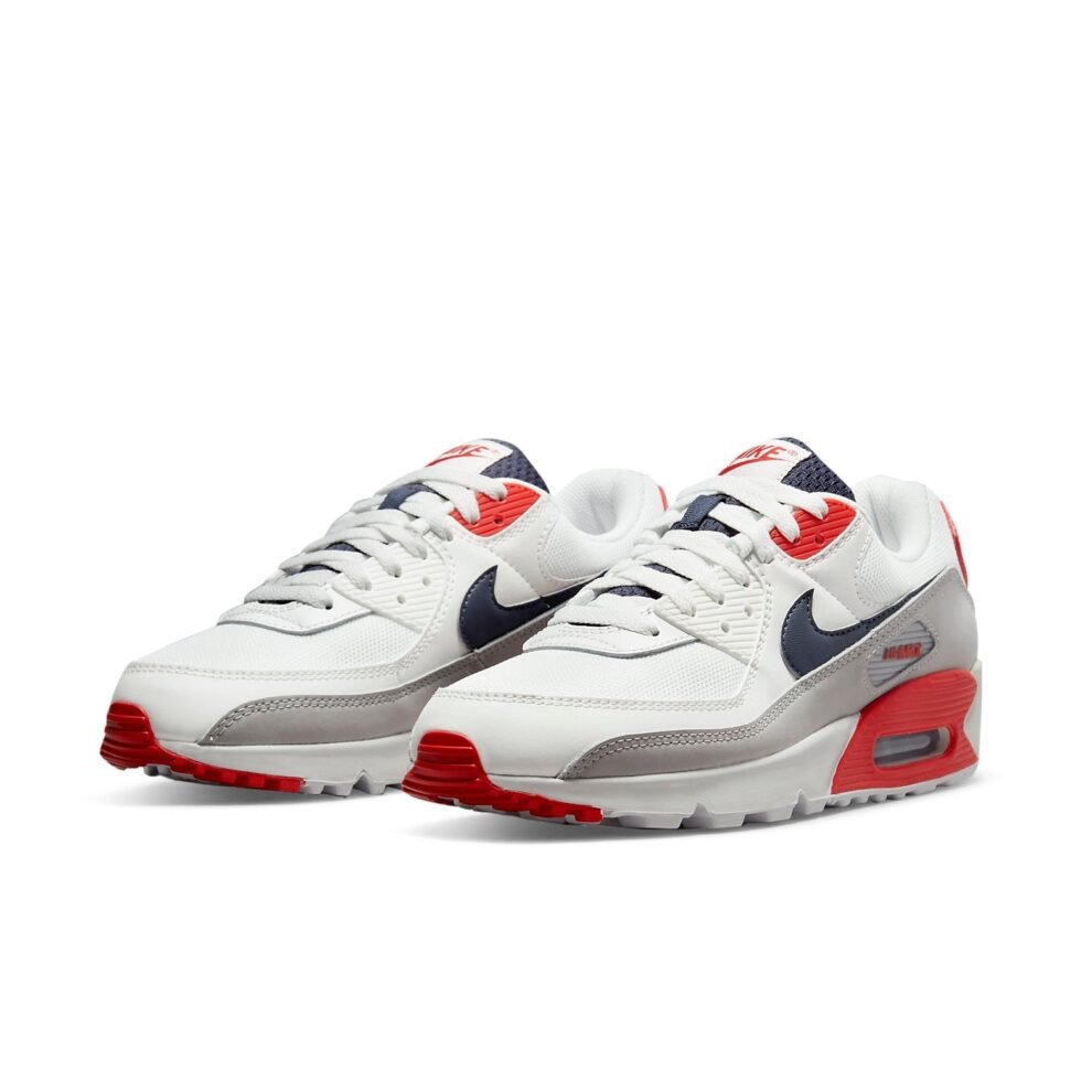 Nike Air Max 90 'USA 2021 - White'' DB0625-101 - Image 3