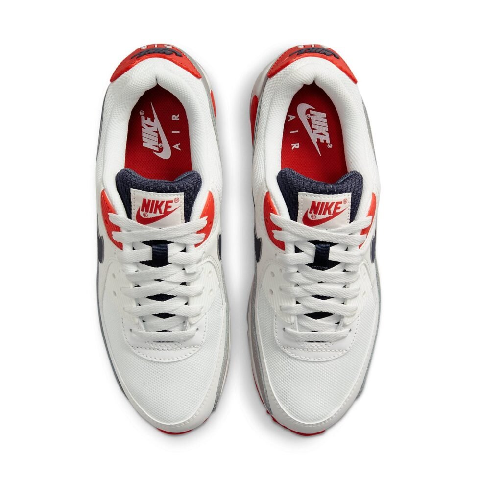 Nike Air Max 90 'USA 2021 - White'' DB0625-101 - Image 4