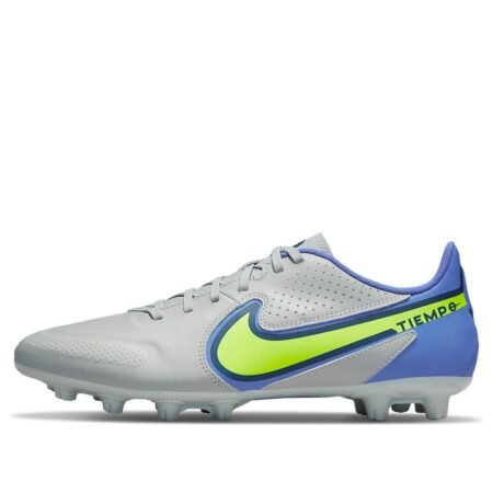 Nike Tiempo Legend 9 Academy HG Hard Ground Grey Soccer Spike 'Grey Green'  DB0626-075