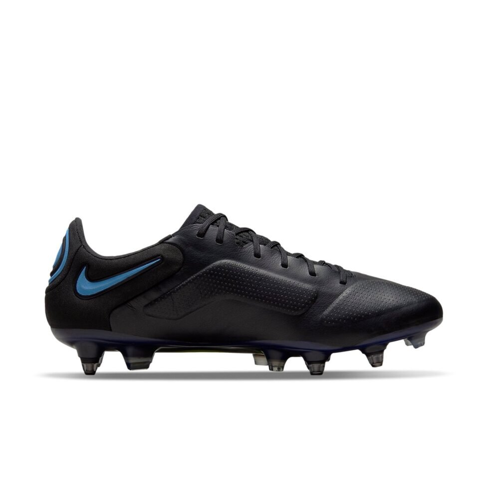 Nike Tiempo Legend 9 Elite SG Pro AC 'Black Blue Hero' DB0822-004 - Image 6