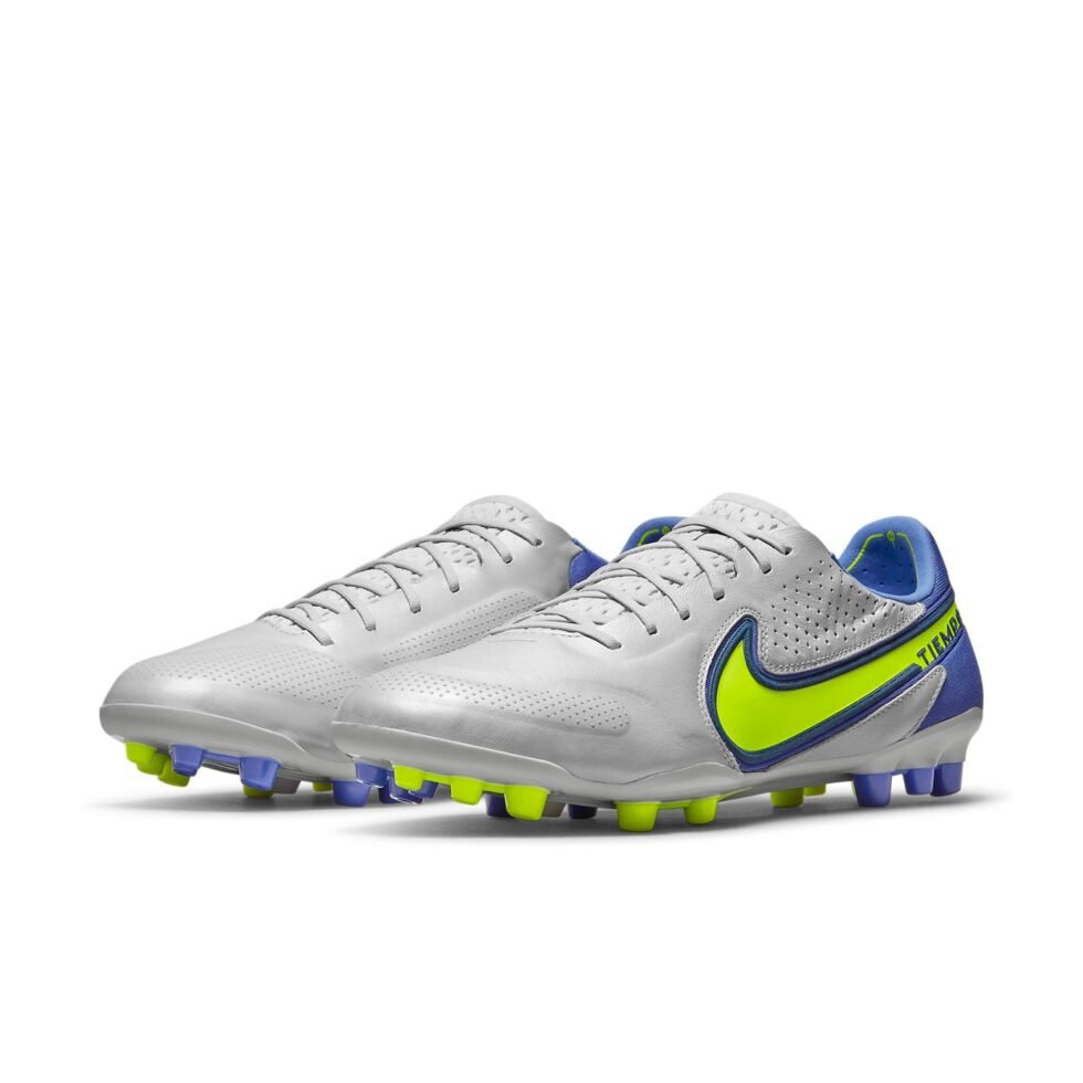 Nike Legend 9 Elite AG 'Gray Blue Black' DB0824-075 - Image 4