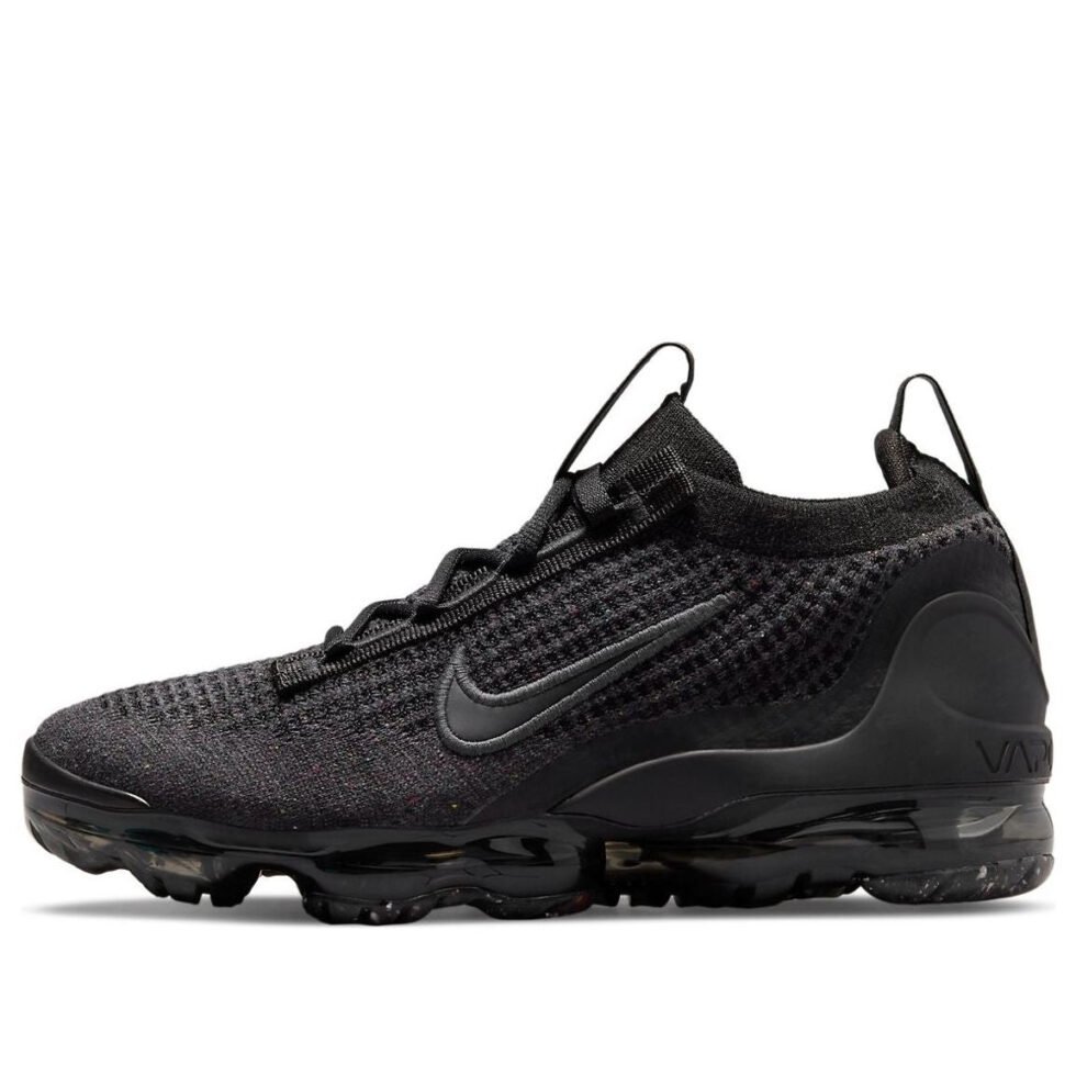 (GS) Nike Air VaporMax 2021 Flyknit 'Triple Black' DB1550-001