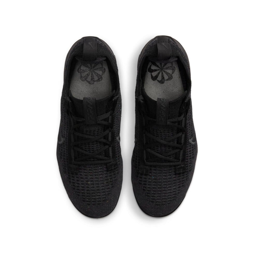 (GS) Nike Air VaporMax 2021 Flyknit 'Triple Black' DB1550-001 - Image 4