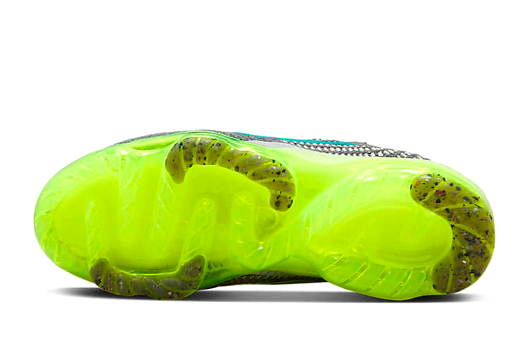 (GS) Nike Air VaporMax 2021 Flyknit 'Dark Grey Barely Volt' DB1550-009 - Image 7
