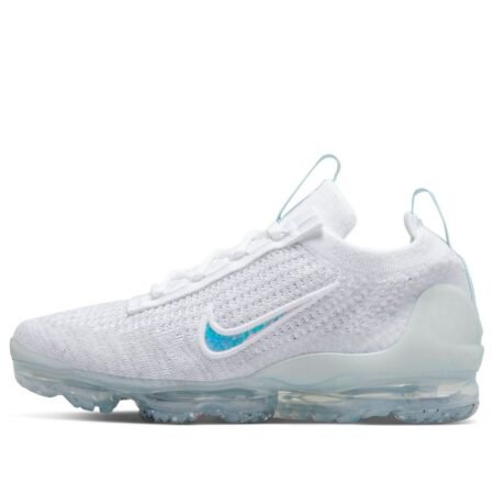 (GS) Nike Air VaporMax 2021 Flyknit 'Mismatched Swoosh - White Aura' DB1550-102