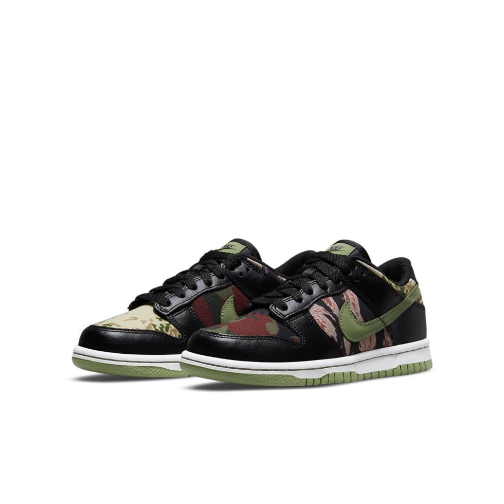 (GS) Nike Dunk Low SE 'Black Multi-Camo' DB1909-001 - Image 3