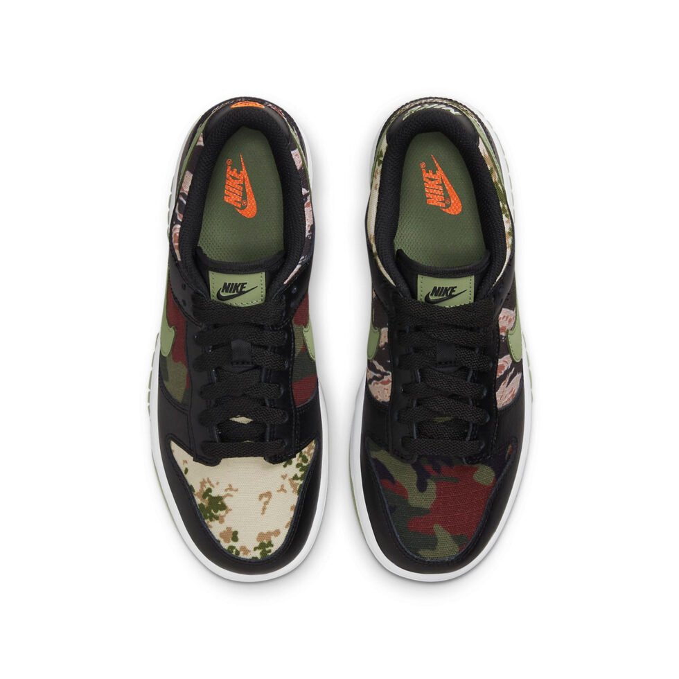 (GS) Nike Dunk Low SE 'Black Multi-Camo' DB1909-001 - Image 4