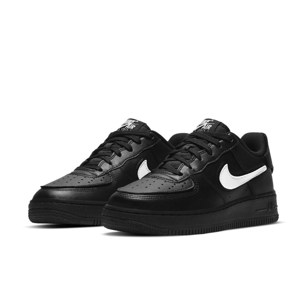 (GS) Nike Air Force 1/1 'Triple Black' DB2812-001 - Image 3