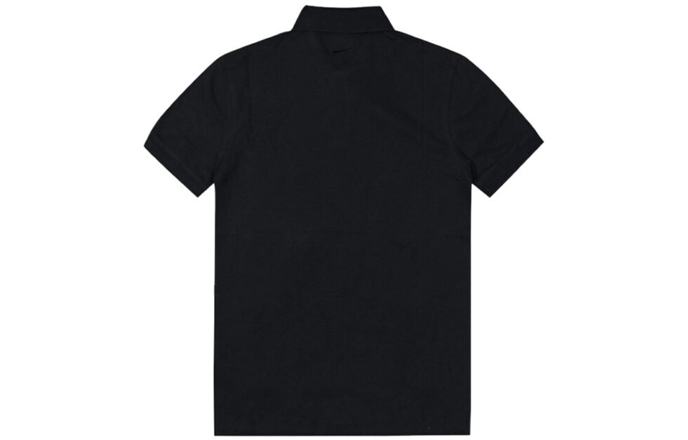 Nike Slim Fit Running Short Sleeves Polo Men's Black DB3296-010 - Image 2