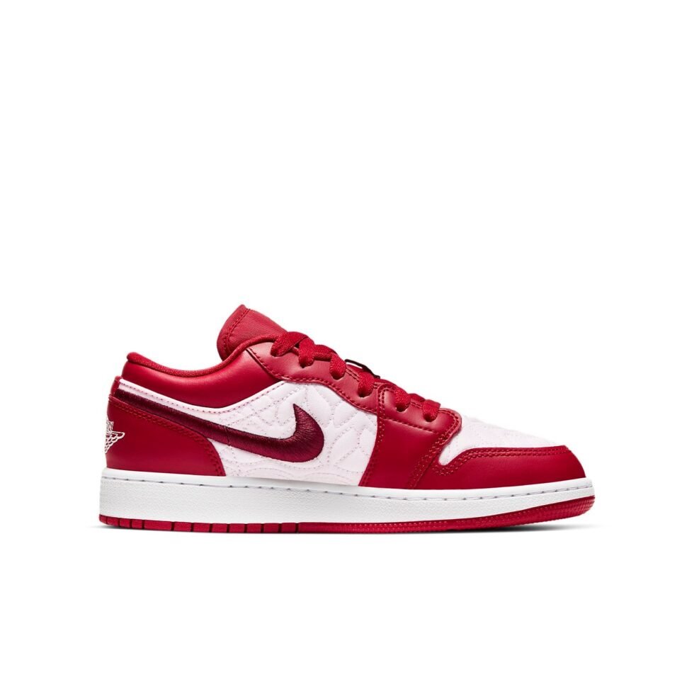 (GS) Air Jordan 1 Low 'Pink Quilt' DB3621-600 - Image 2