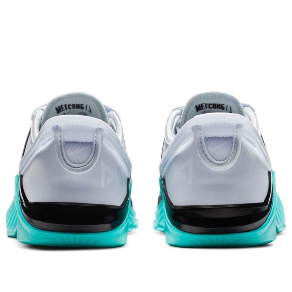 (WMNS) Nike Metcon 6 FlyEase 'Grey Oracle Aqua' DB3794-020 - Image 5