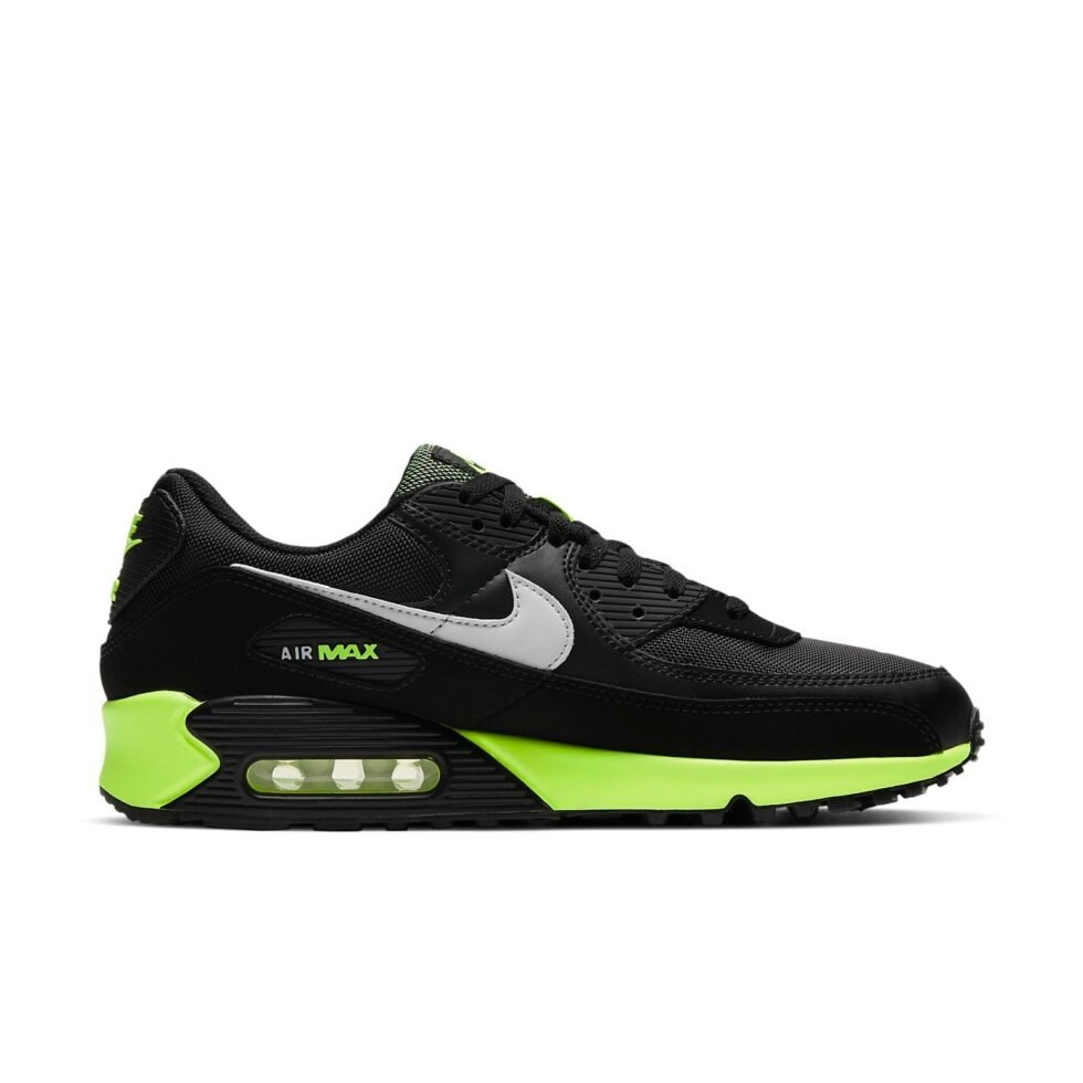 Nike Air Max 90 'Black Hot Lime' DB3915-001 - Image 2