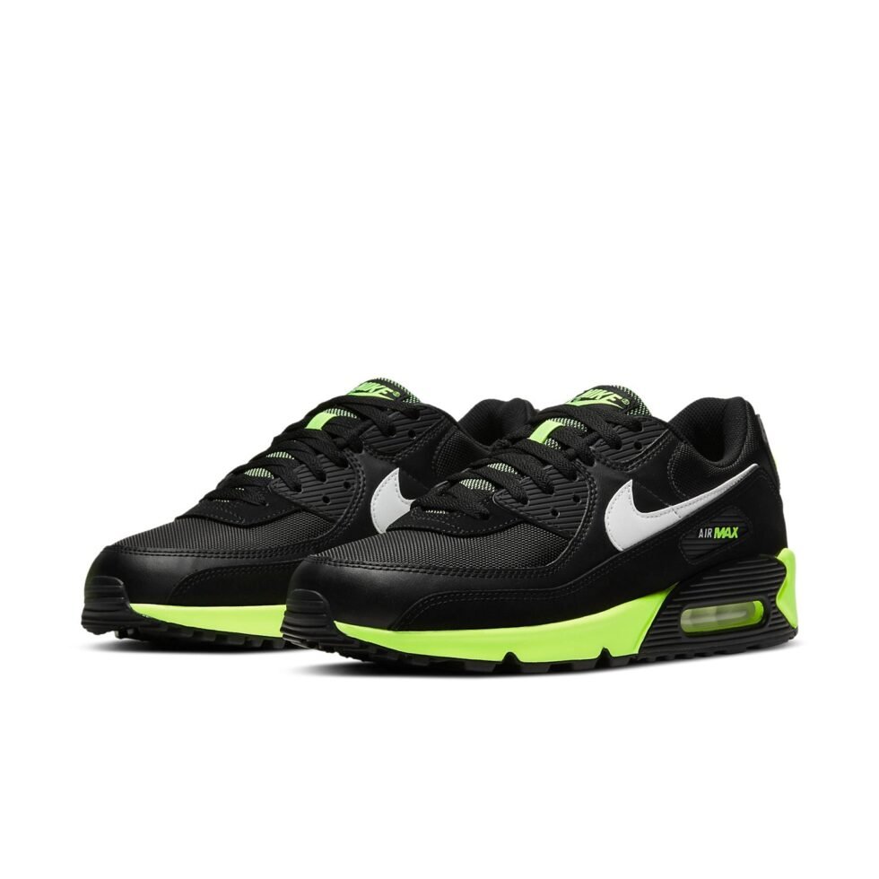 Nike Air Max 90 'Black Hot Lime' DB3915-001 - Image 3