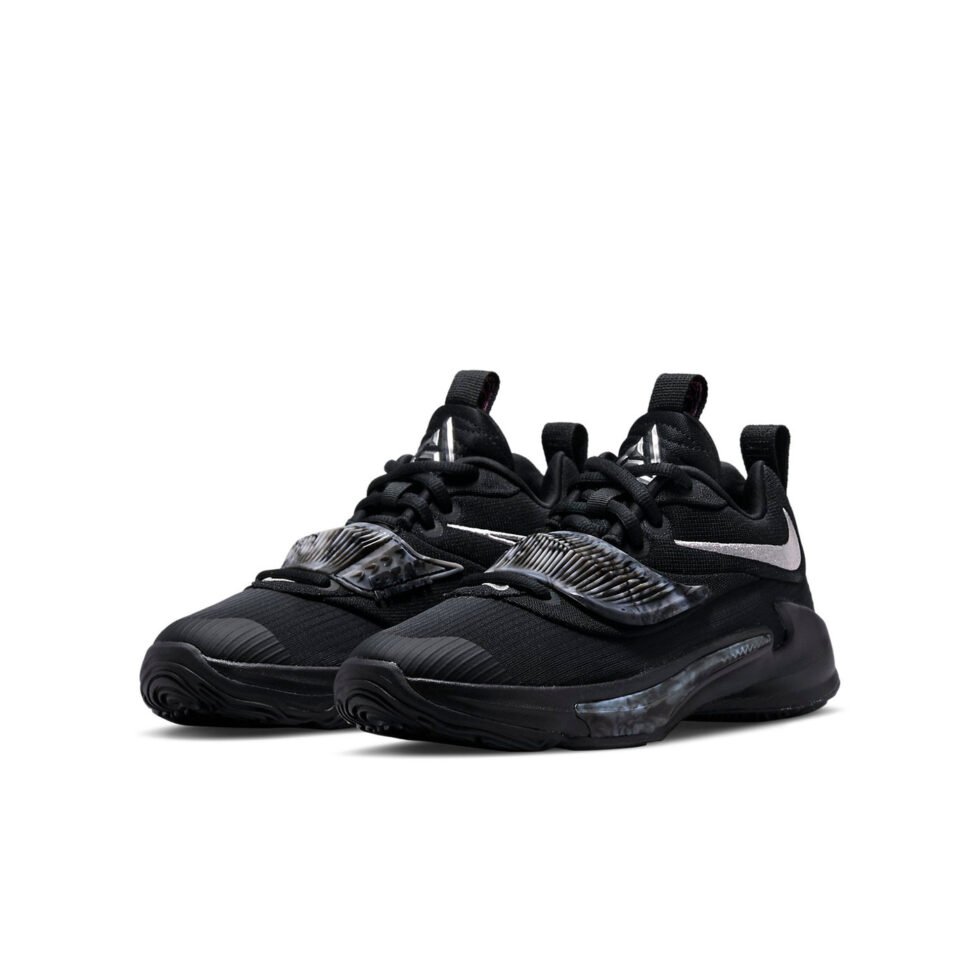 (GS) Nike Zoom Freak 3 'Black Metallic Silver' DB4158-002 - Image 3