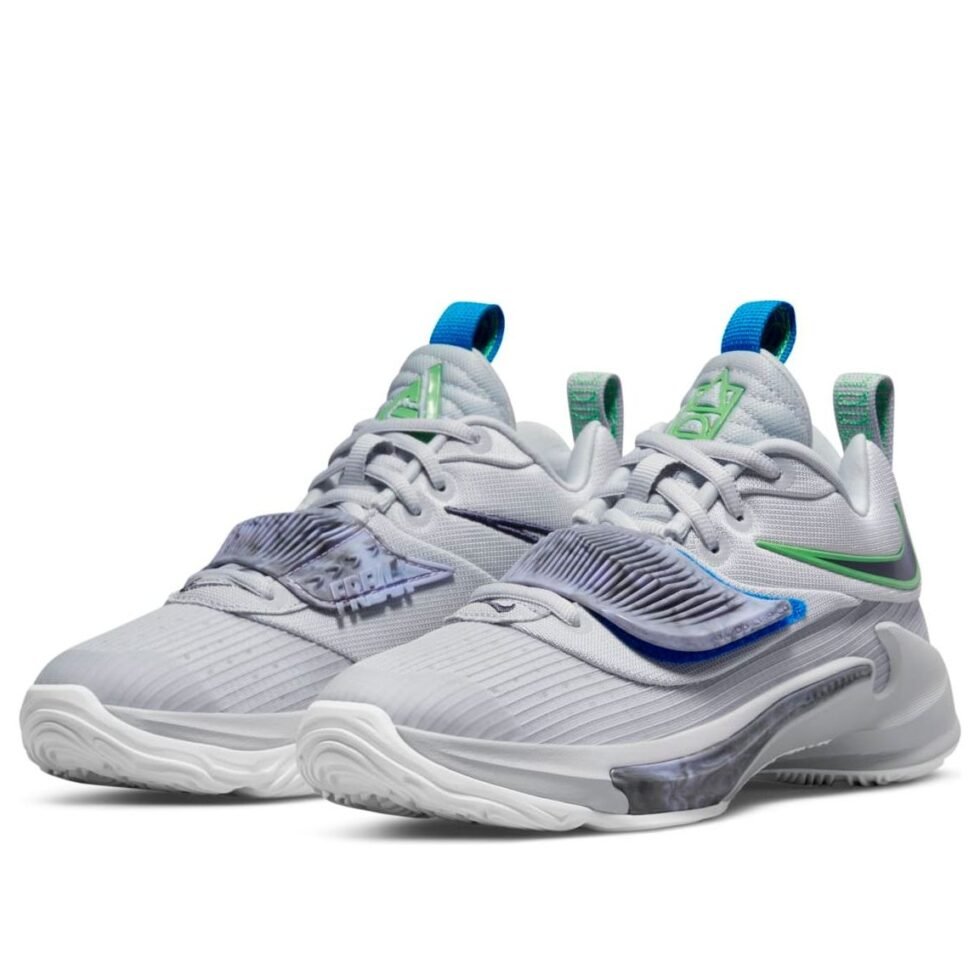 (GS) Nike Zoom Freak 3 'Grey Fog Light Green Spark' DB4158-004 - Image 3