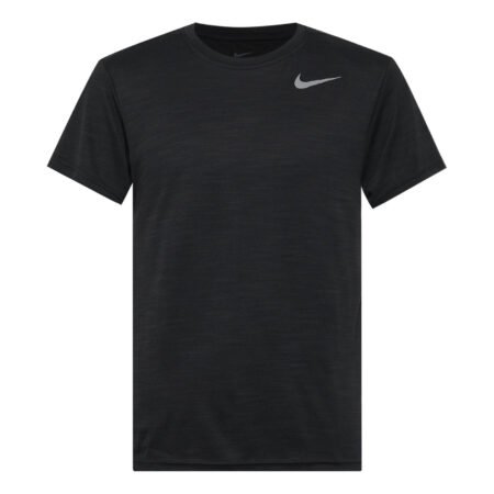 Men's Nike Running Training Quick Dry Sports Round Neck Short Sleeve Black T-Shirt DB4230-010