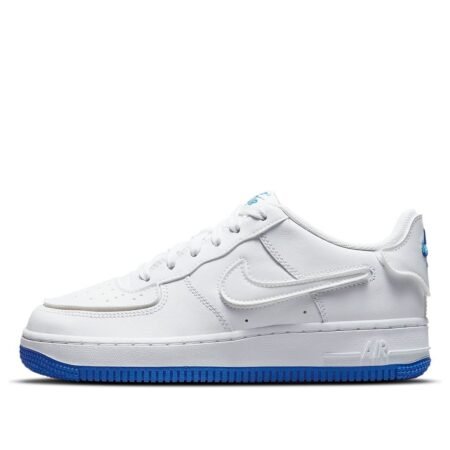 (GS) Nike Air Force 1/1 'White Royal Blue' DB4545-105