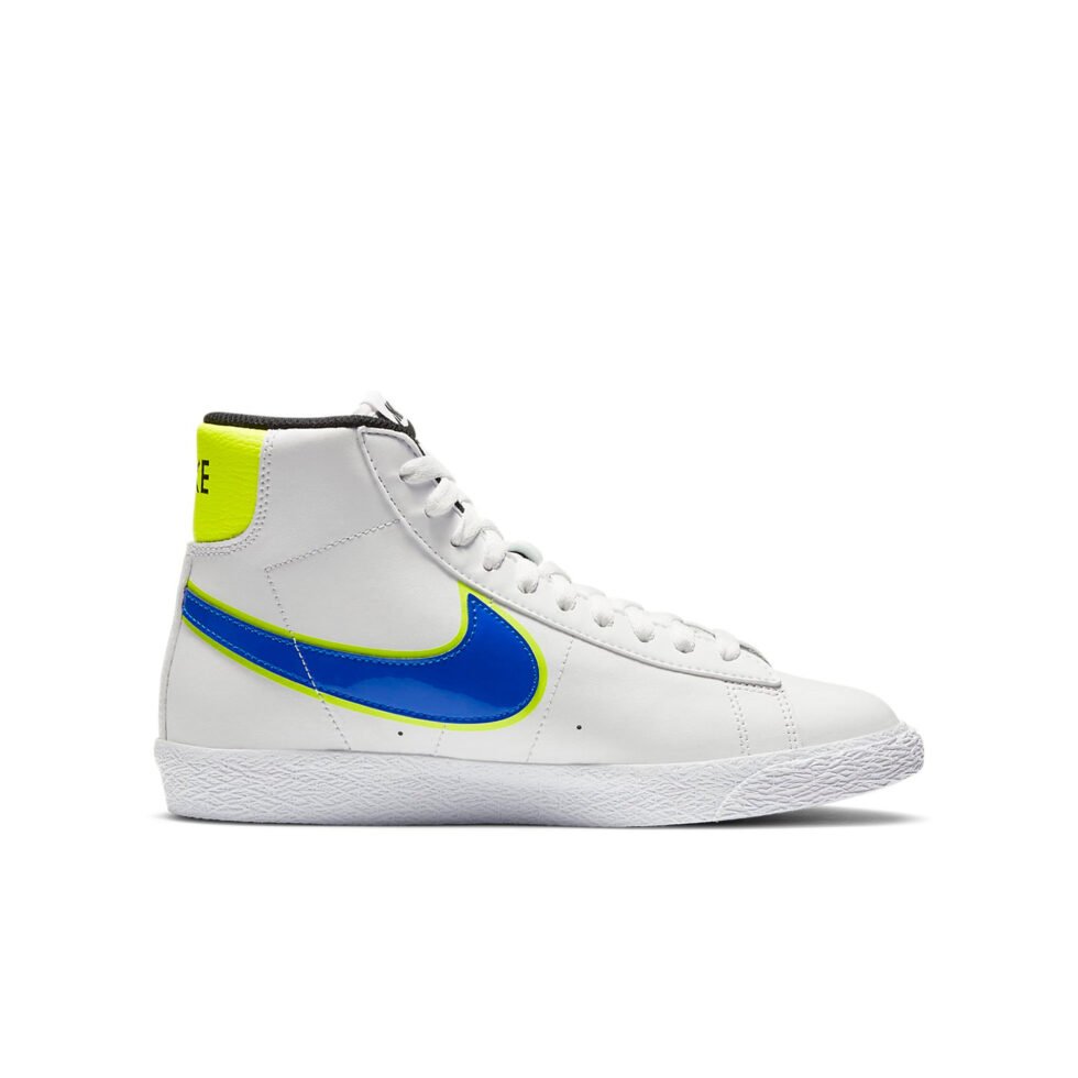 (GS) Nike Blazer Mid 'Racer Blue Volt' DB4677-100 - Image 2
