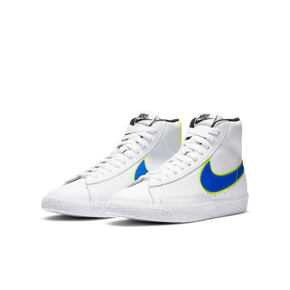 (GS) Nike Blazer Mid 'Racer Blue Volt' DB4677-100 - Image 3