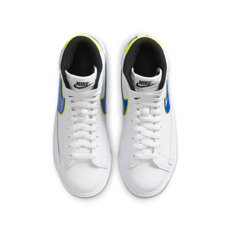 (GS) Nike Blazer Mid 'Racer Blue Volt' DB4677-100 - Image 4