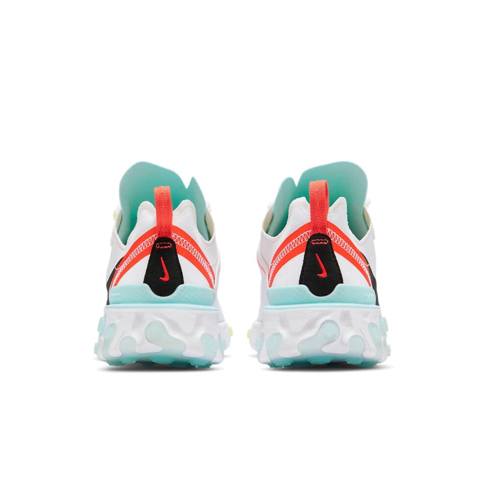 (WMNS) Nike React Element 55 'White Black Blue' DB5926-101 - Image 5