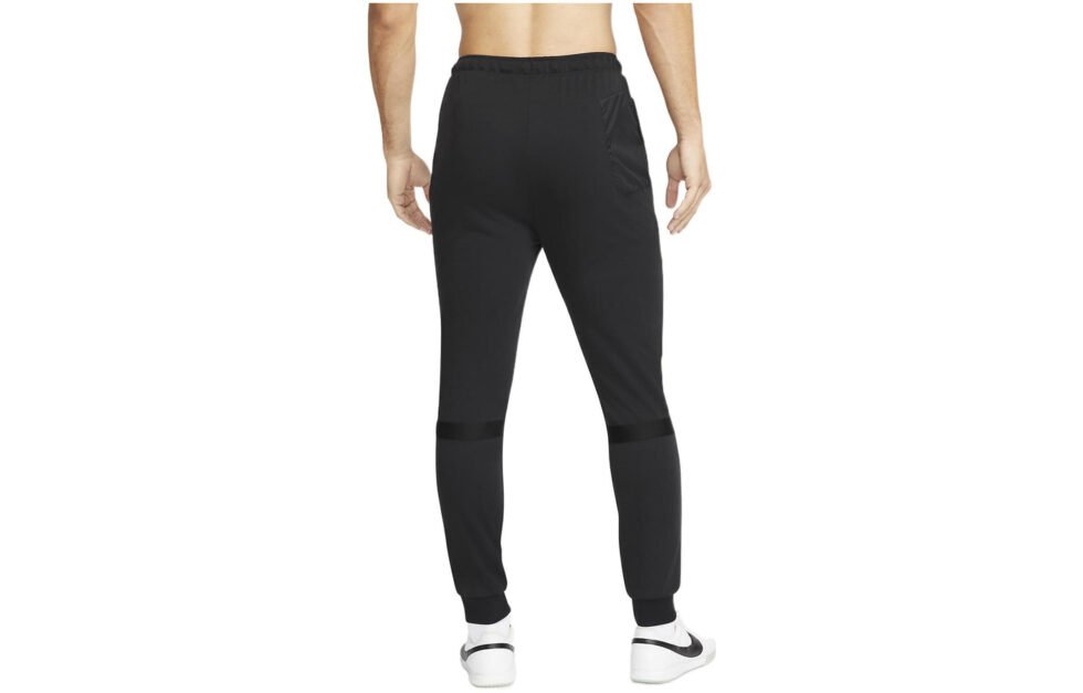 Nike Dri-FIT Barcelona Solid Color Quick Dry Knit Lacing Soccer/Football Sports Pants Black DB7873-014 - Image 2