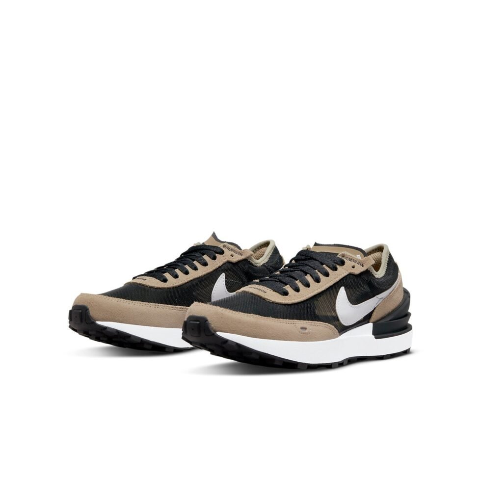 (GS) Nike Waffle One Athleisure Casual Sports Shoe Black Brown DC0481-007 - Image 3