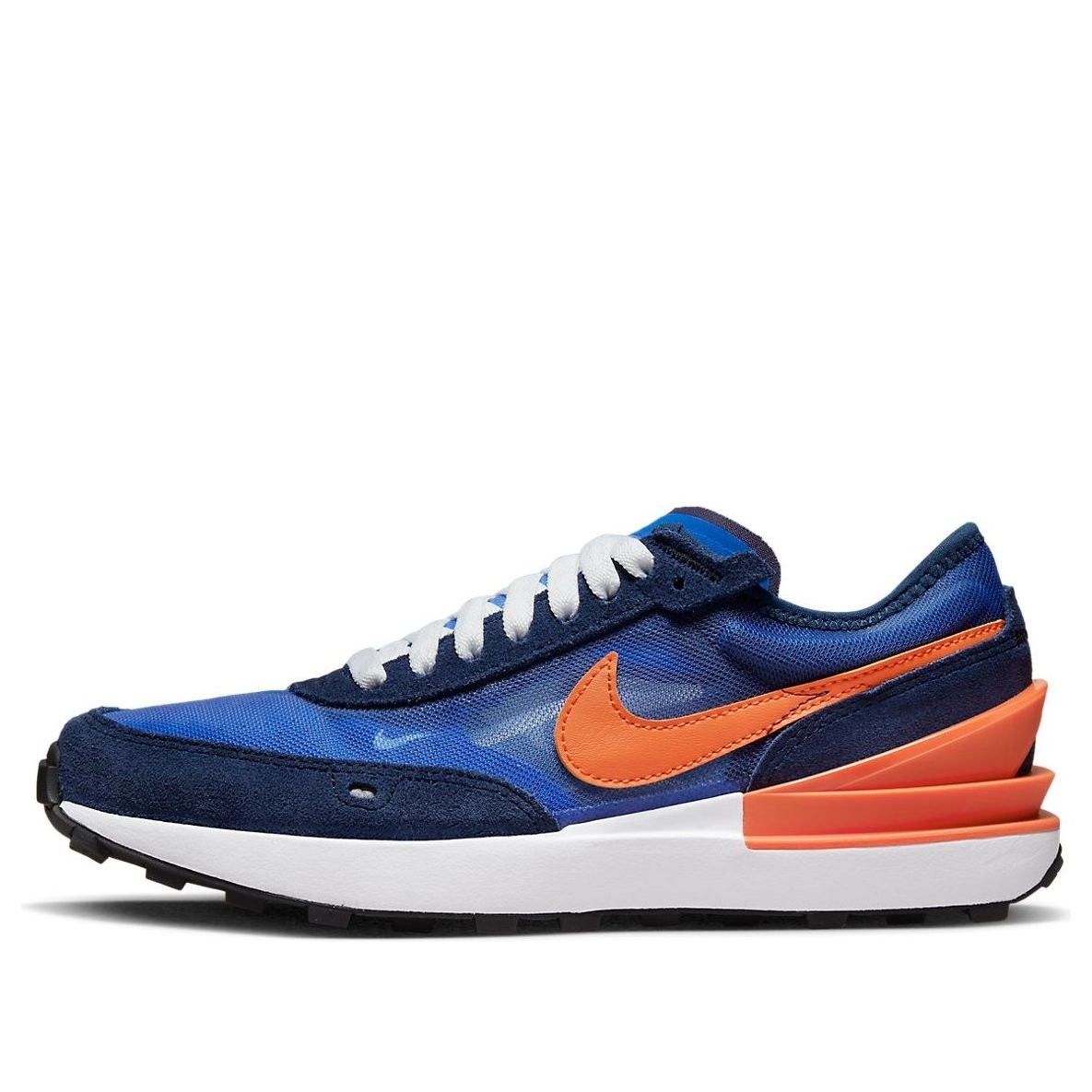 (GS) Nike Waffle One Athleisure Casual Sports Shoe Blue Orange DC0481-402