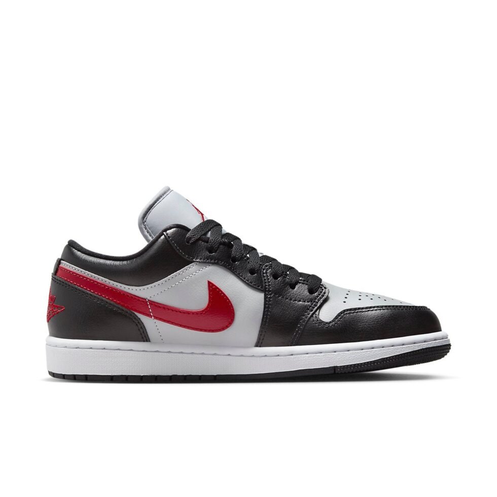 (WMNS) Air Jordan 1 Low 'Wolf Grey Gym Red' DC0774-062 - Image 2