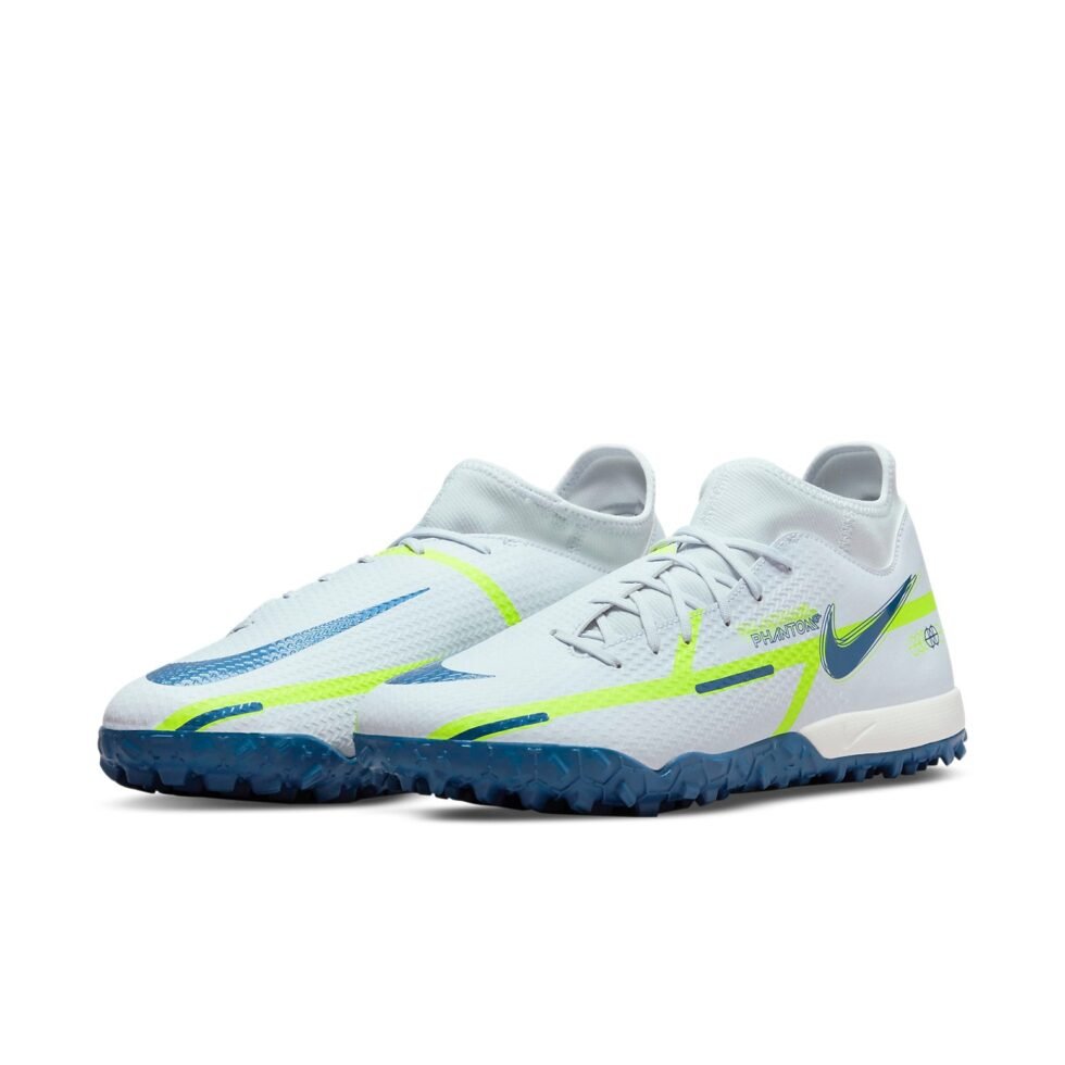 Nike Phantom GT2 Academy DF TF 'White Blue Green' DC0802-054 - Image 3