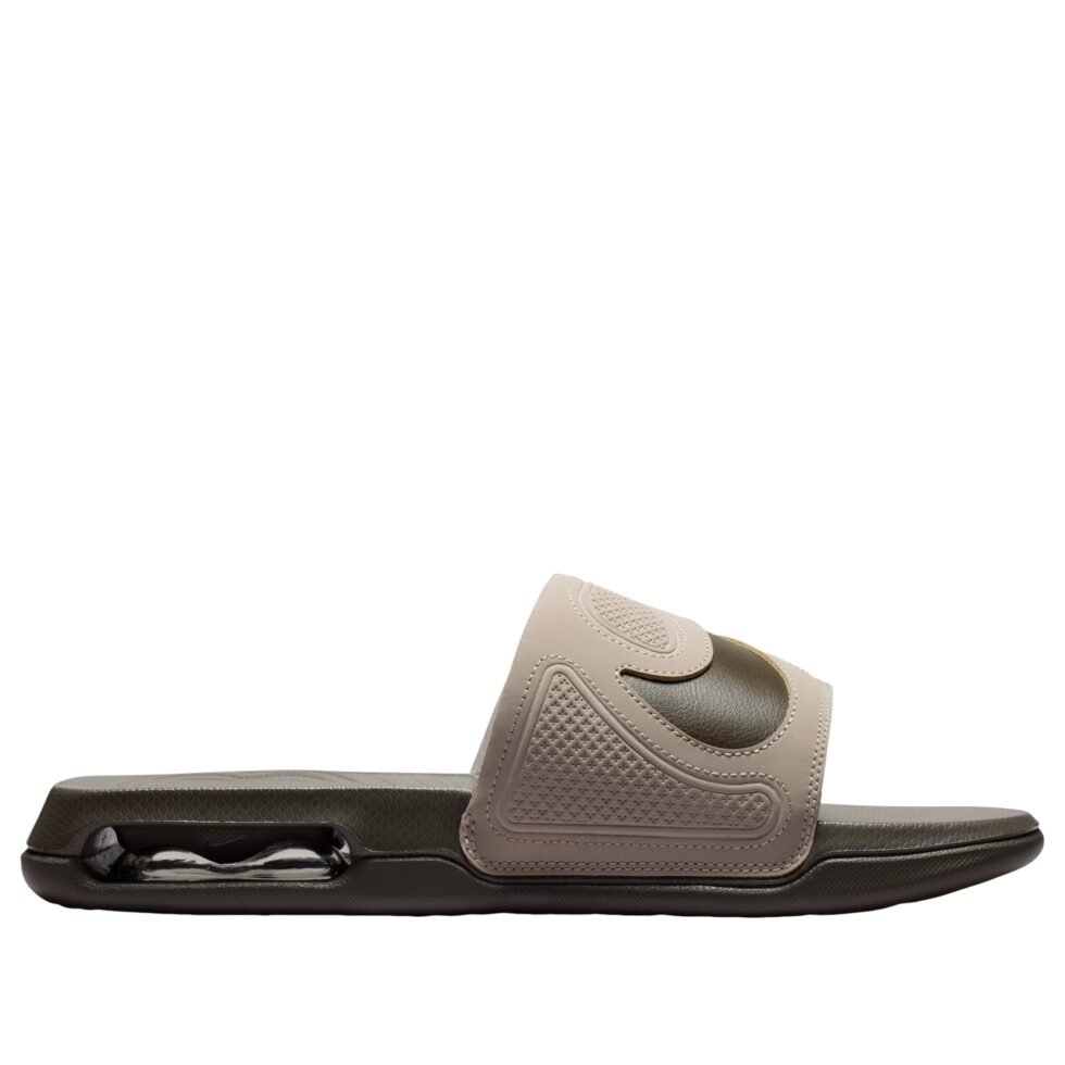 Nike Air Max White Slides 'Dark Hazel Moon Particle' DC1460-203 - Image 2