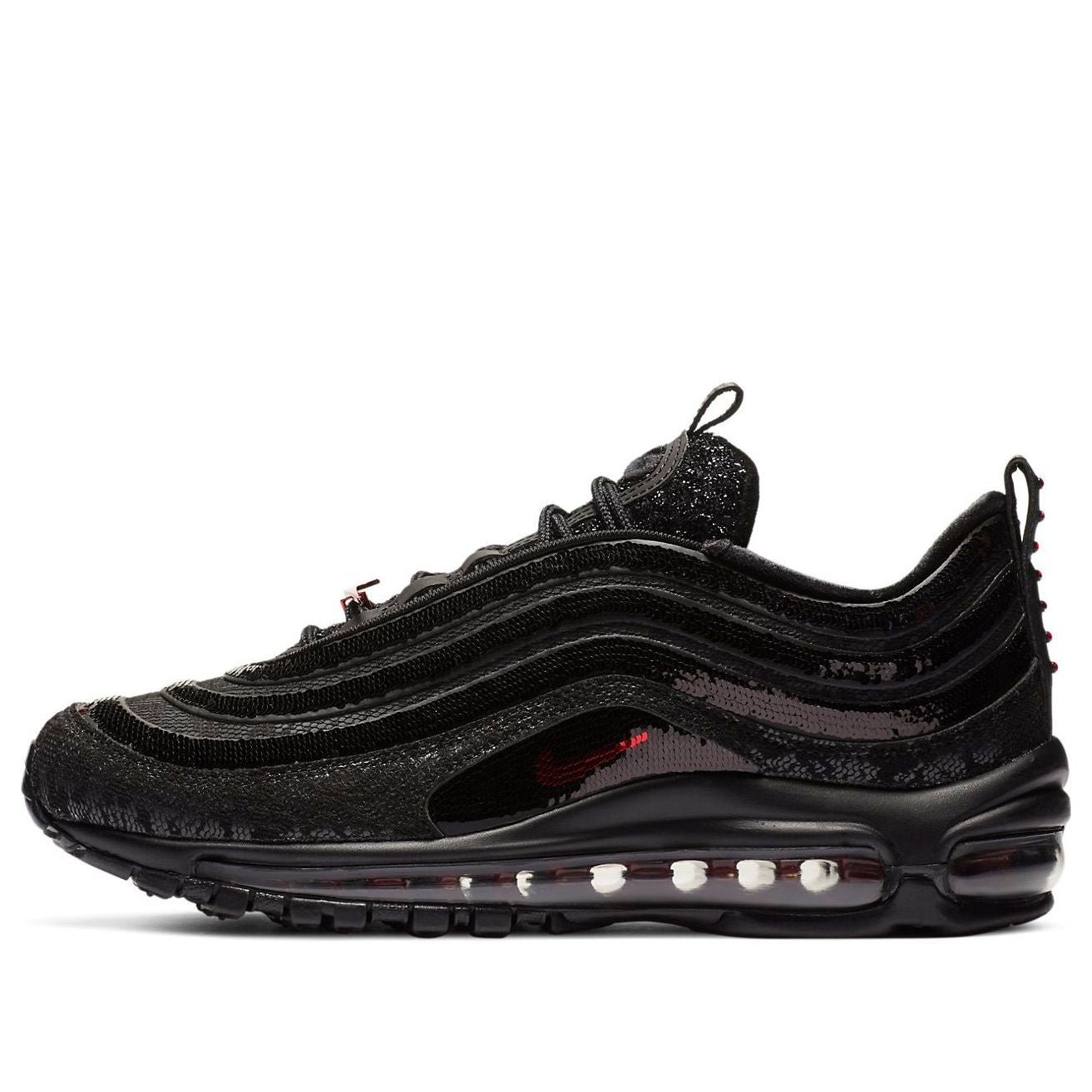 (WMNS) Nike Air Max 97 'Black Sequin Black Red' DC1709-060