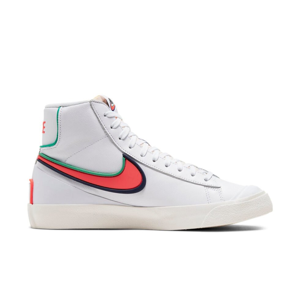 (WMNS) Nike Blazer Mid '77 'Infinite White Crimson' DC1746-103 - Image 2