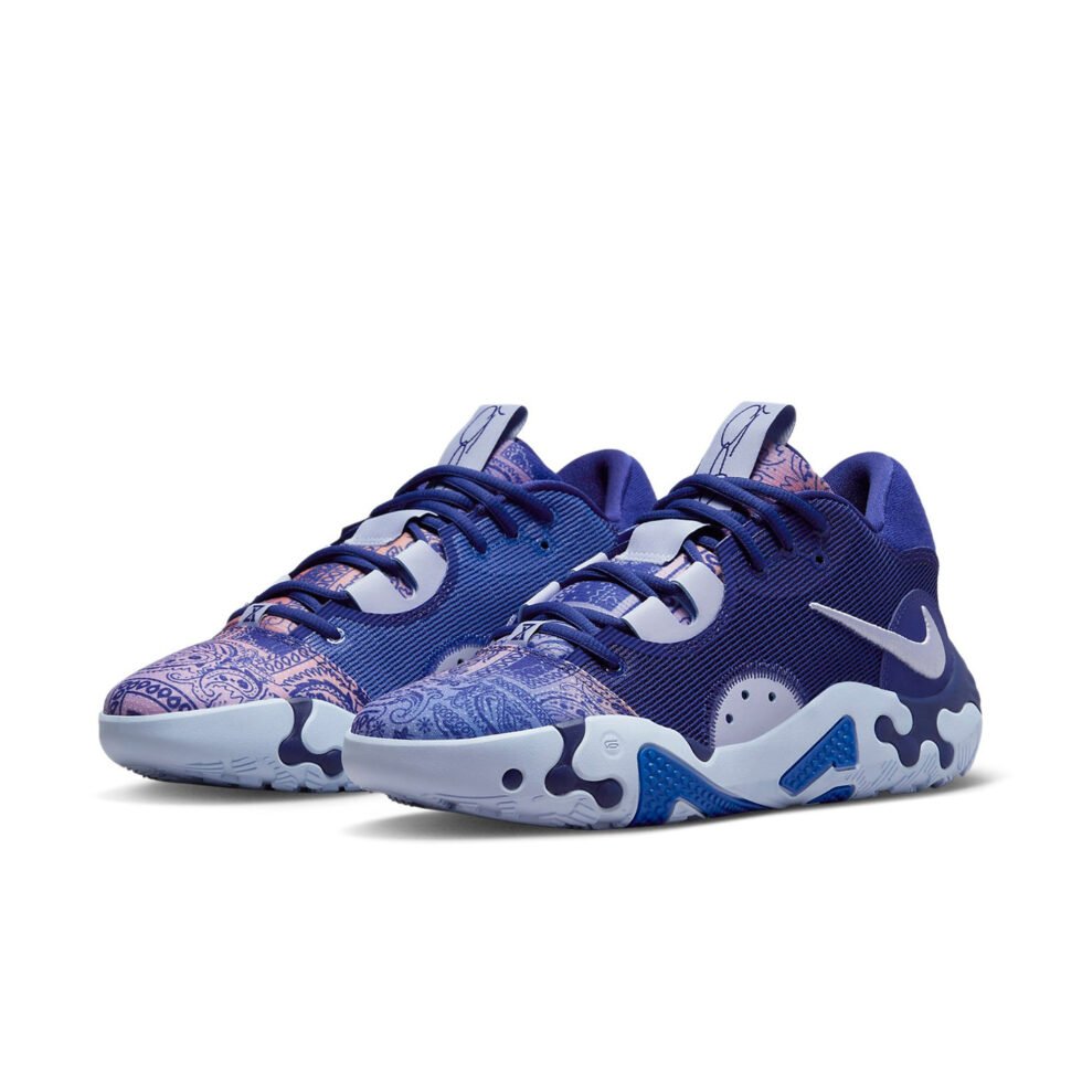 Nike PG 6 'Blue Paisley' DC1974-400 - Image 3
