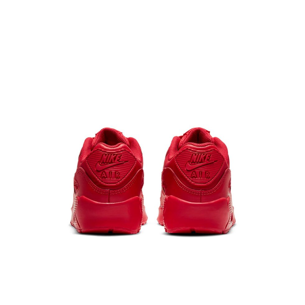 (GS) Nike Air Max 90 Leather 'University Red' DC2002-600 - Image 5