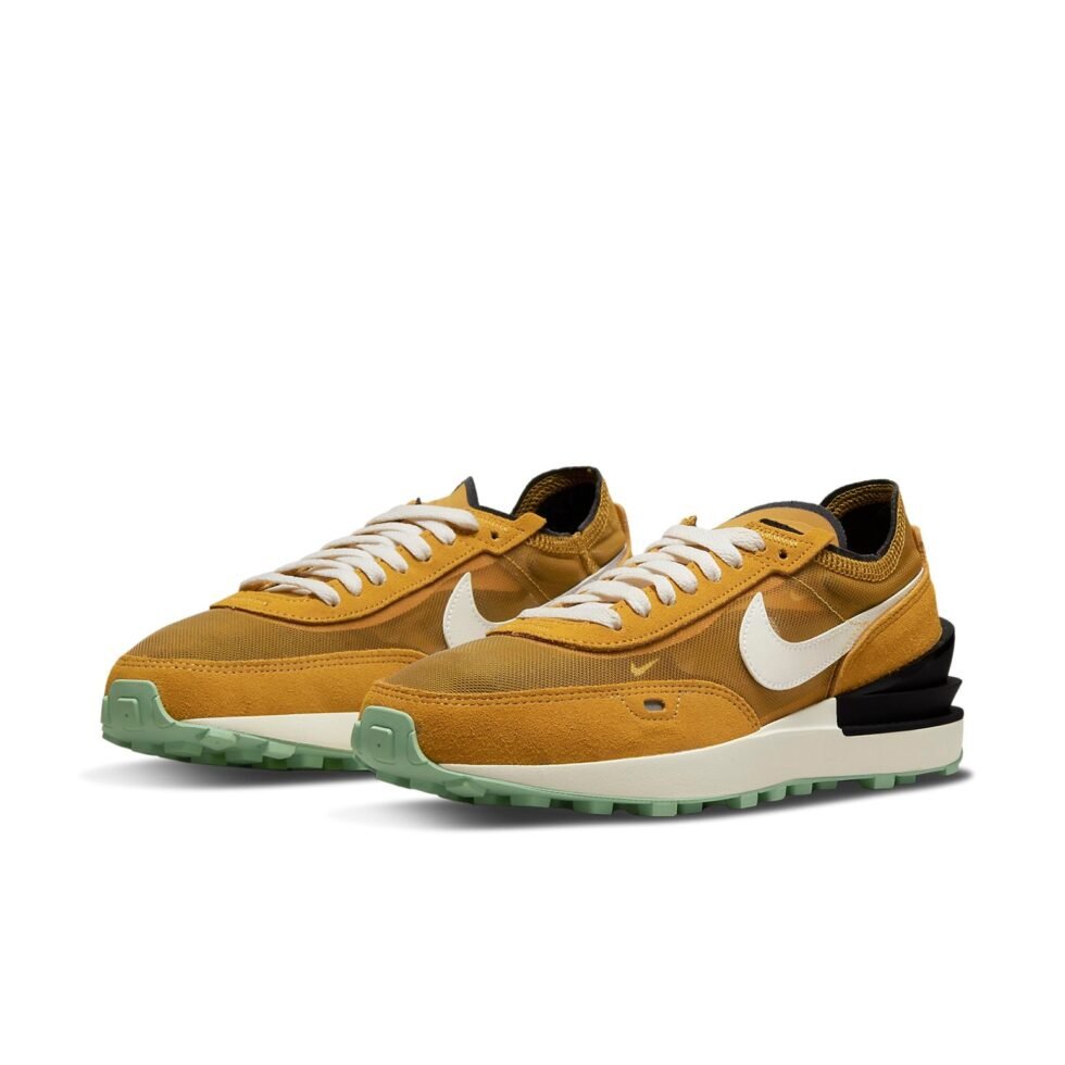 (WMNS) Nike Waffle One 'Gold Suede Phantom' DC2533-700 - Image 3