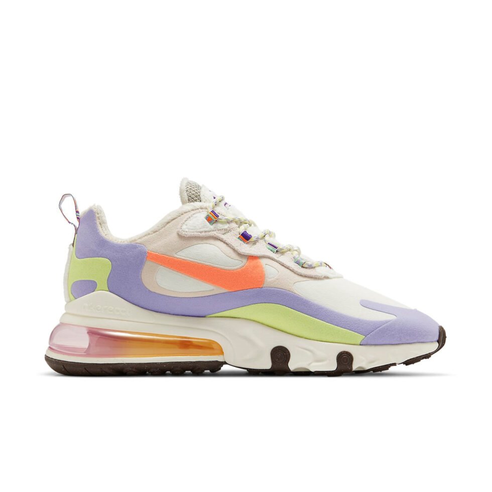 (WMNS) Nike Air Max 270 React 'Sail Orange Frost' DC3276-101 - Image 2